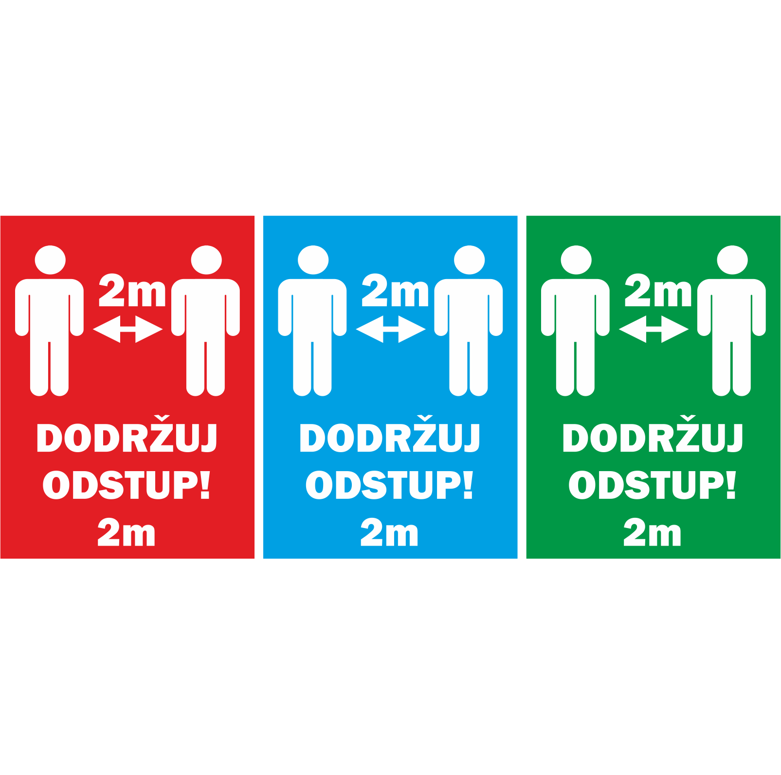 Bezpečnostné značenia, nálepky, piktogramy