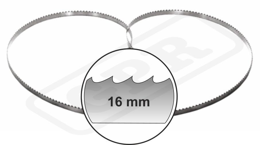 Pílové pásy SUPRA PLUS 16 mm