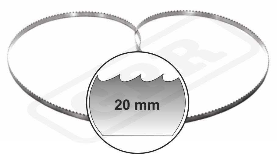 Pílové pásy SUPRA PLUS 20 mm