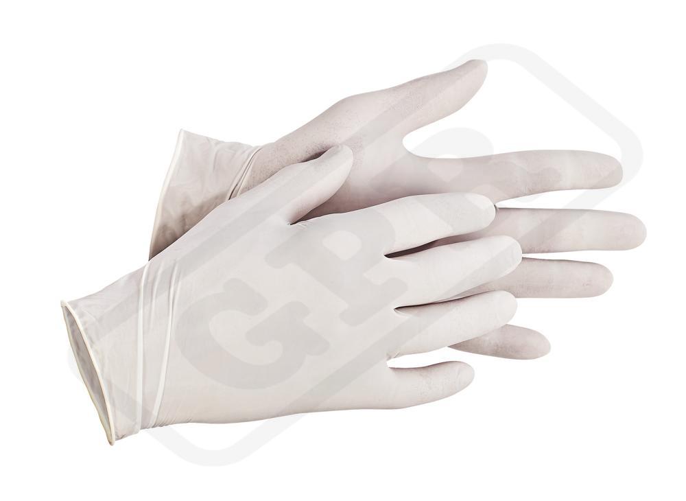 Jednorazové latexové pudrované rukavice LOON
