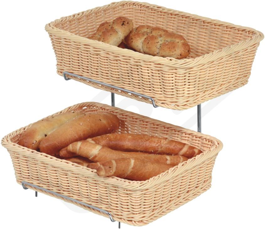 Košíky na pečivo polyratan GN 1/2