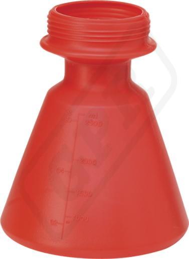 Nádoba 2,5 l pre penový postrekovač červená