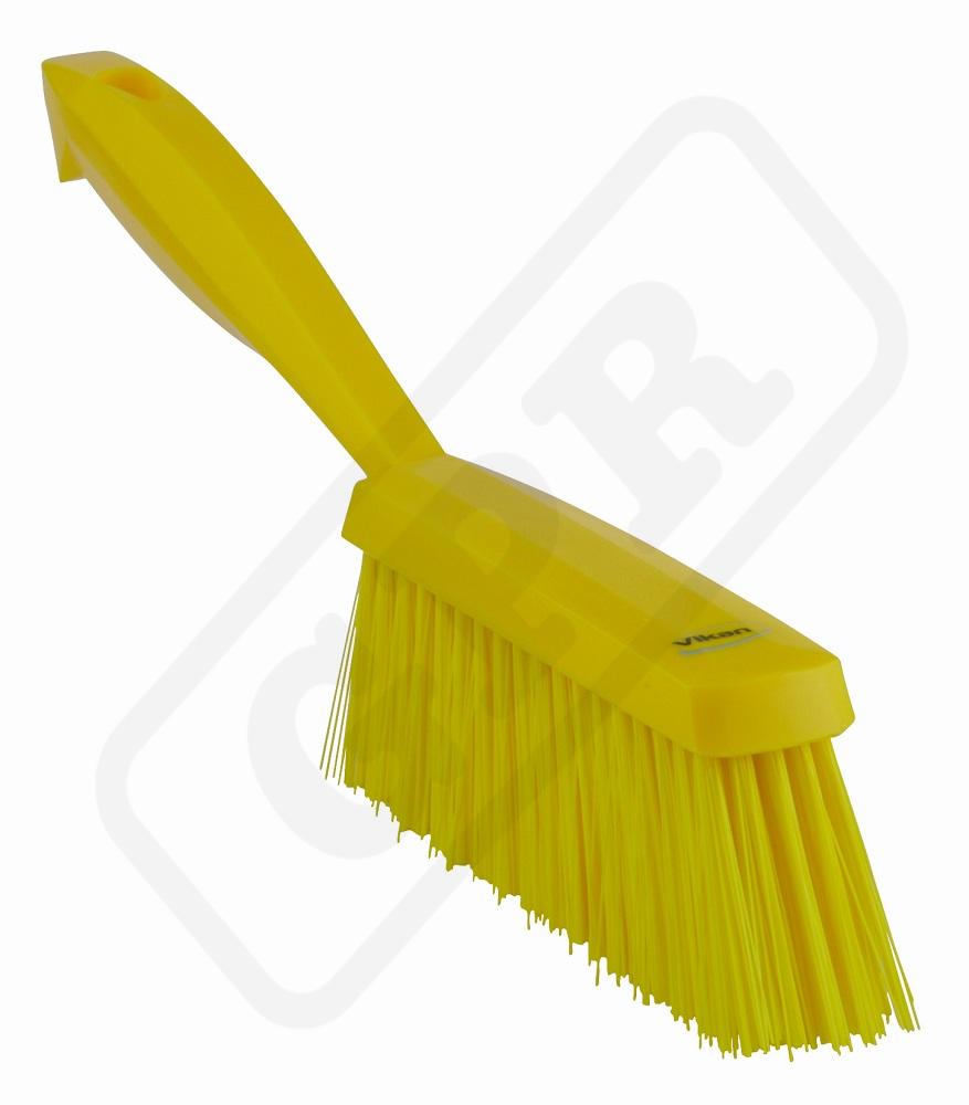Ručný zmeták 357 mm stredne tvrdý žltý