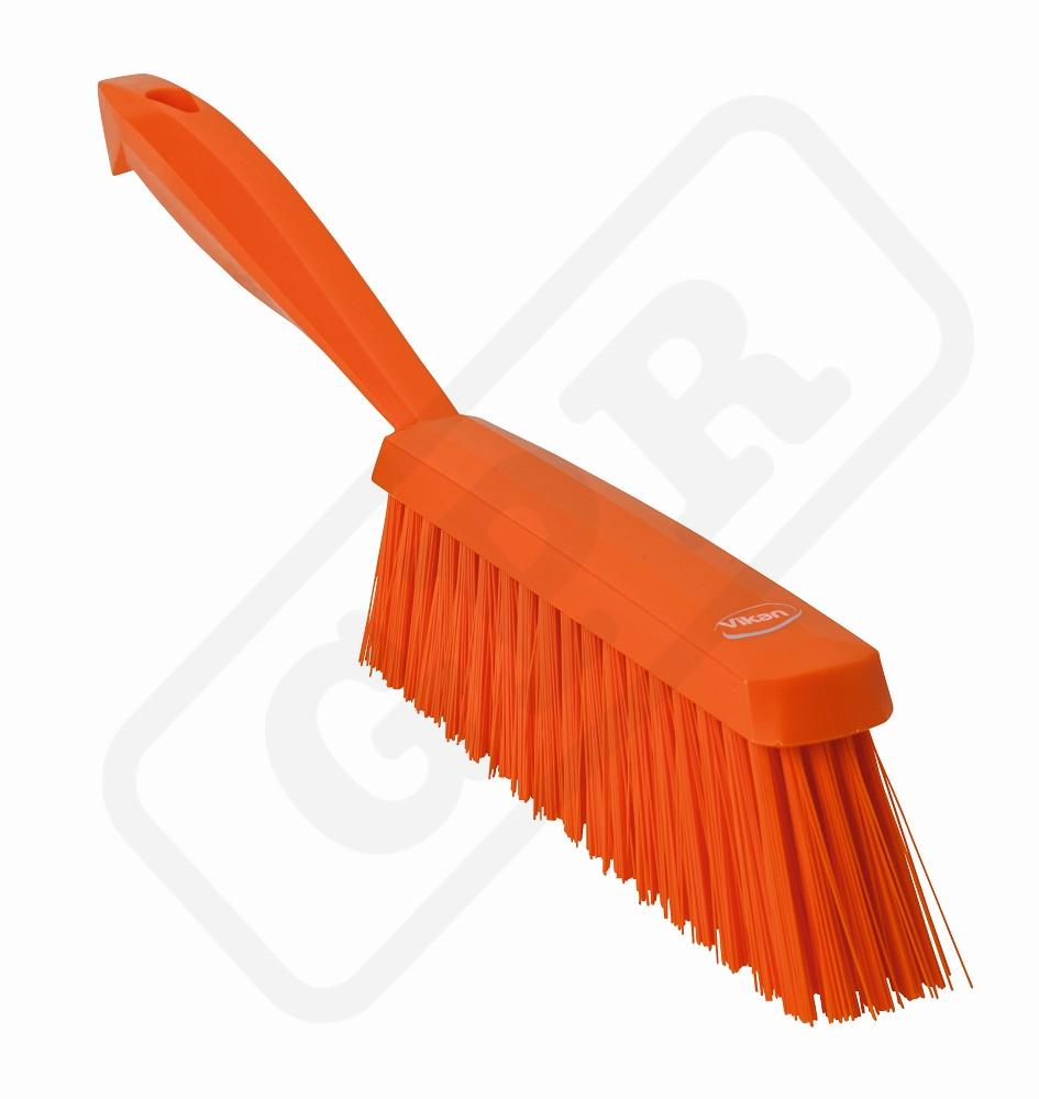 Ručný zmeták 357 mm stredne tvrdý oranžový