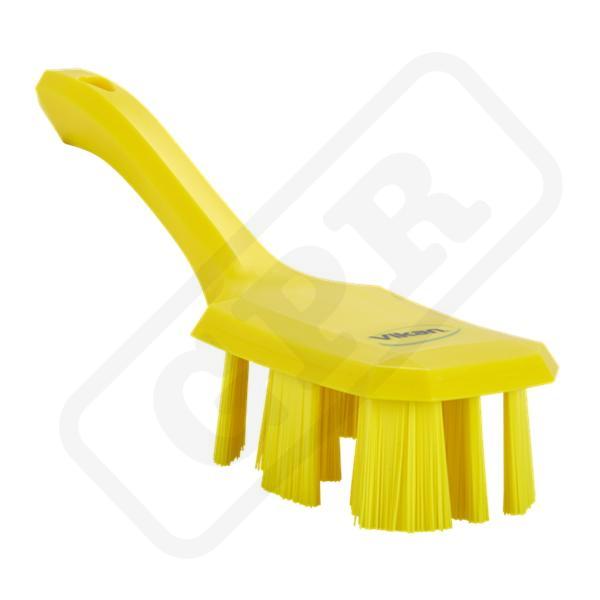 Ručná kefa 260 mm tvrdá žltá