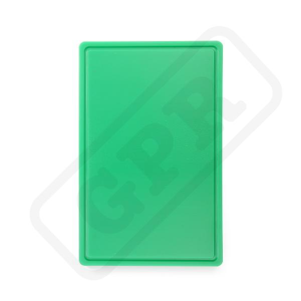 Doska na krájanie - plast, zelená