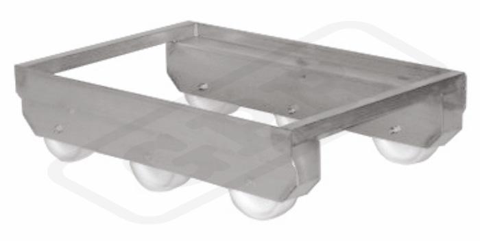 Vozík pod prepravky nerezový Balenie 10ks