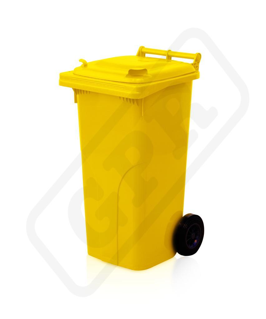 Kontajner na odpad 120 L, žltý