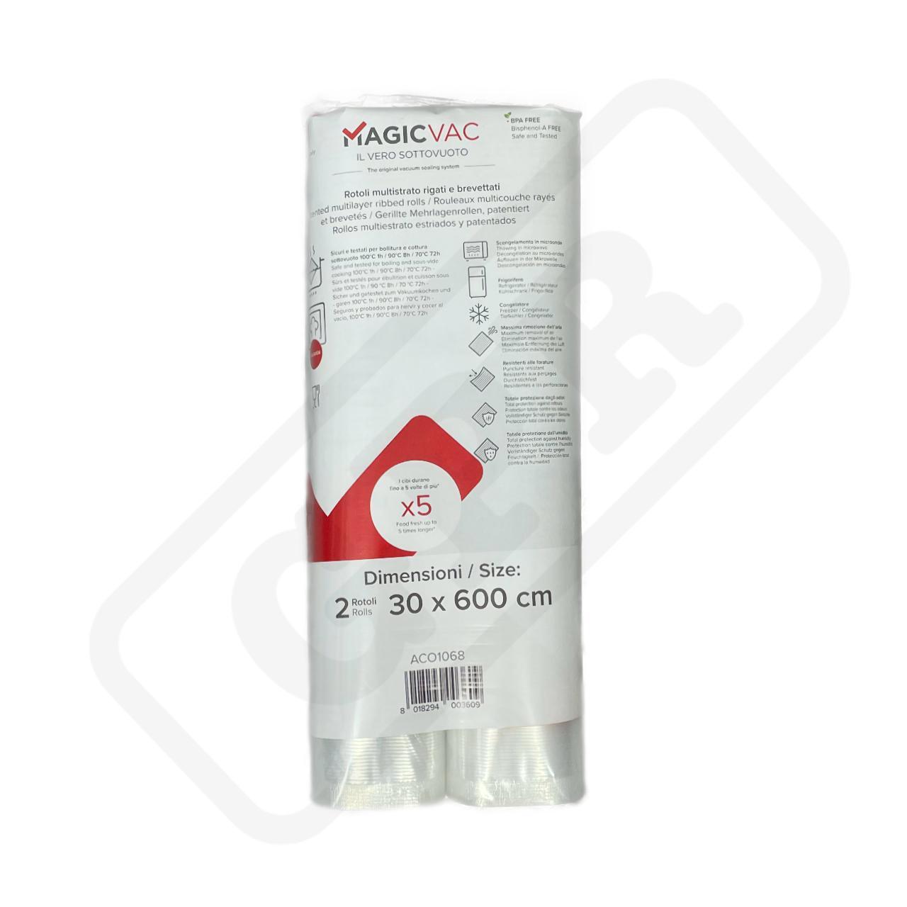 Vákuové rolky profilované - varné MagicVac 300mmx6m,2ks