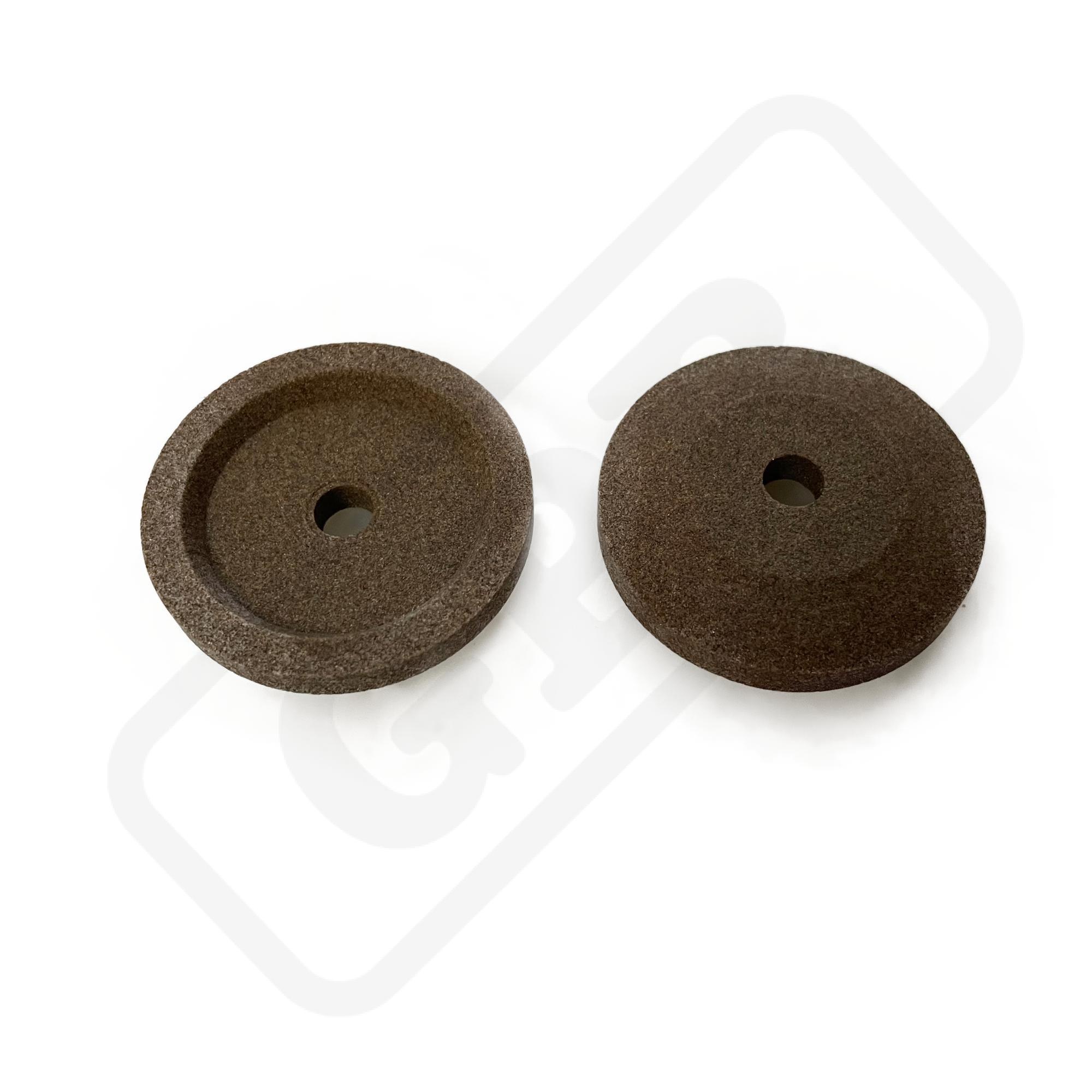Obťahový kameň 40x8mm jemné zrno, 6mm diera bez náboja