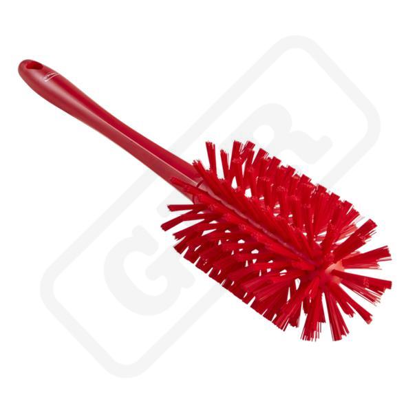 538190 Kefa na potrubie 90 mm stredne tvrdá/tvrdá jednodielna červená