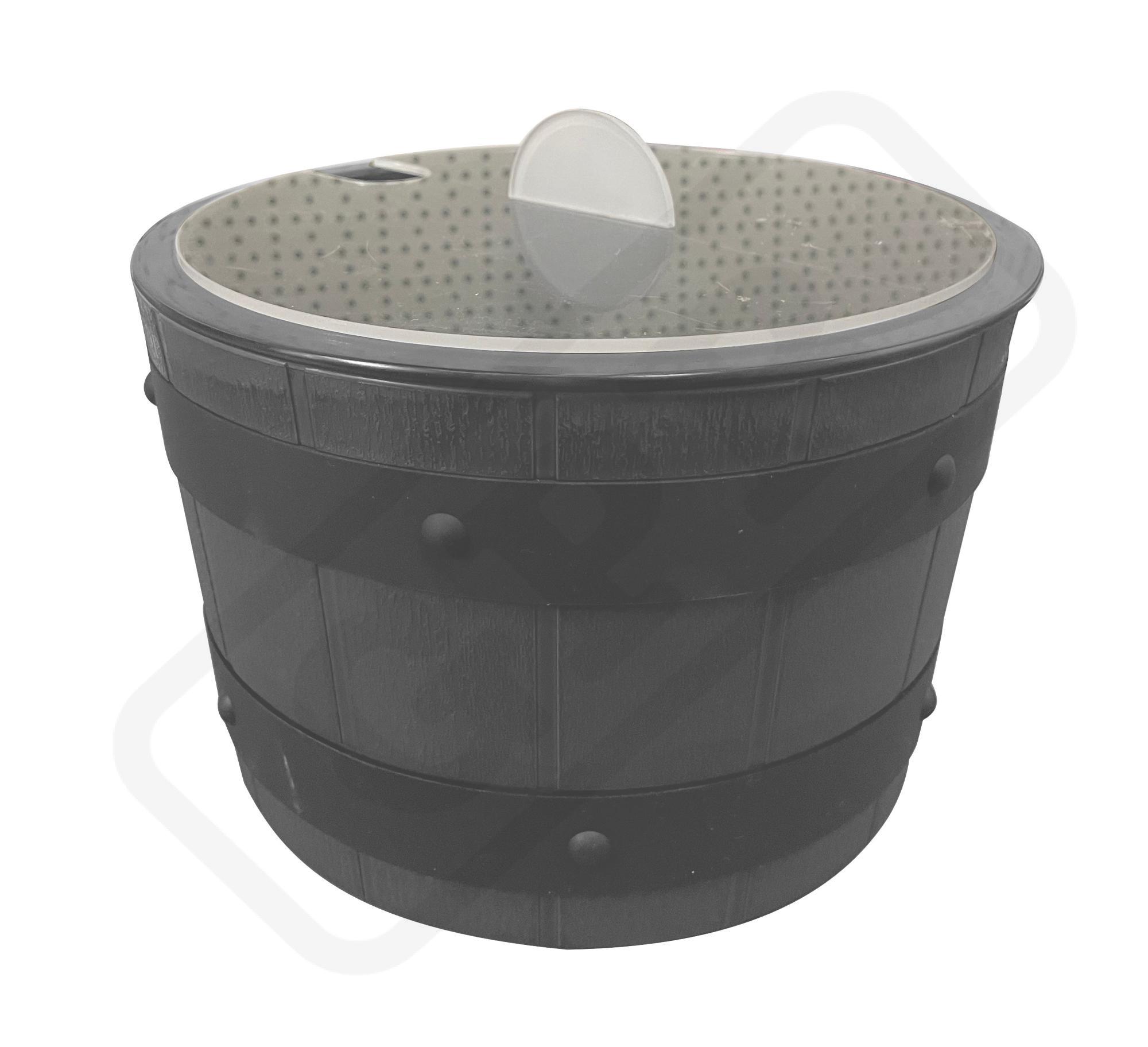 Plexi kryt s držadlom na vedro 225x3mm