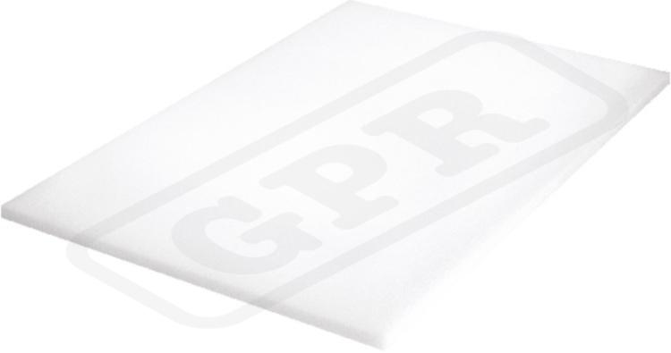 Plastové dosky lisované na stoly T-SR BIELA 350mm