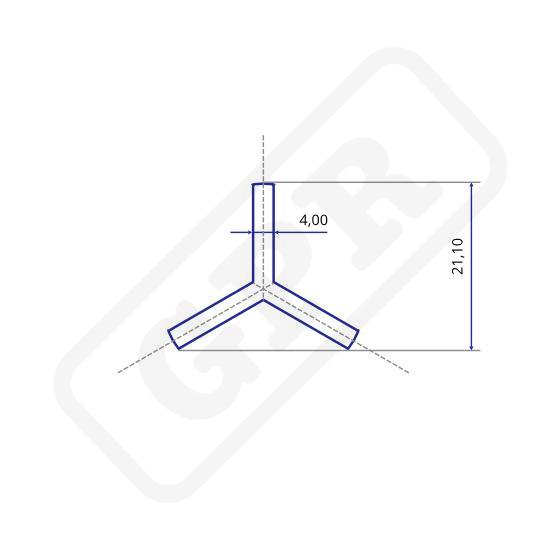 Údenárska palica nerezová 1000 mm, 2 ks