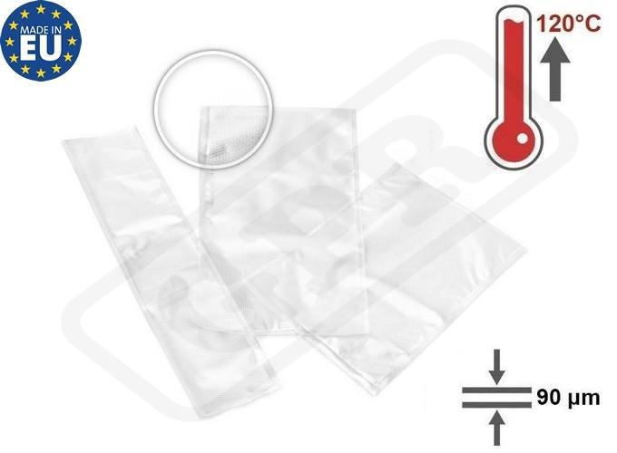 Vákuové vrecká profilované - varné (100 ks)