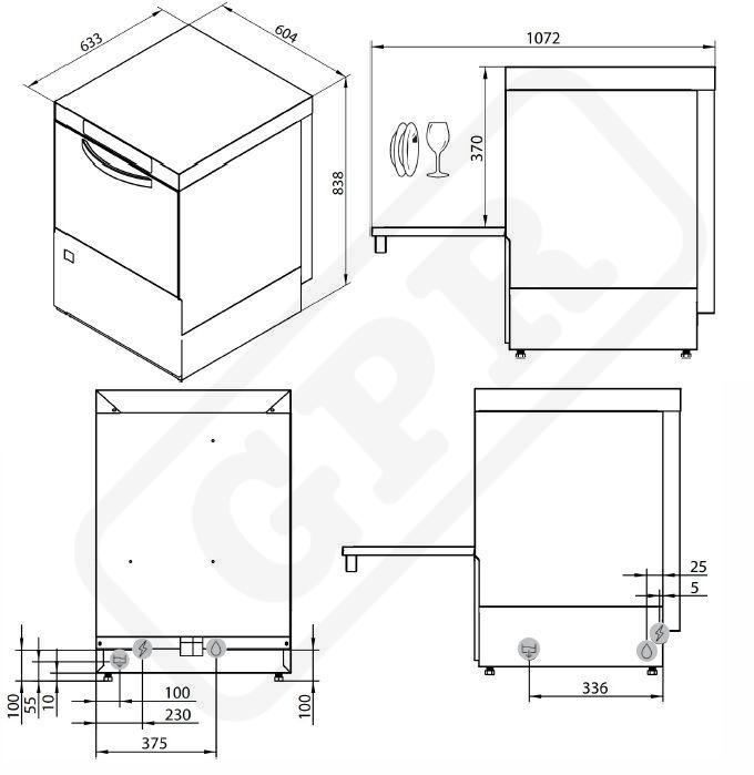 SELECT Umývačky riadu 50-37 LCD