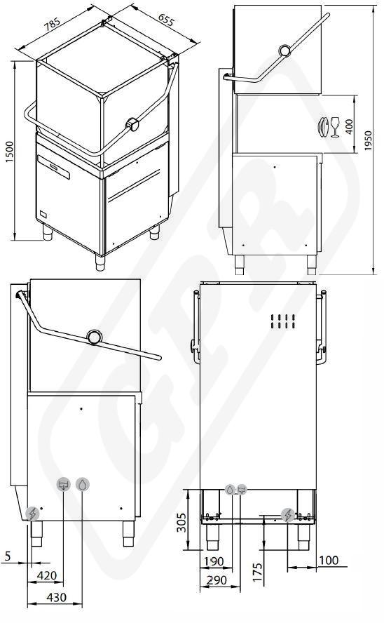 SELECT Umývačky riadu SHP 50-40